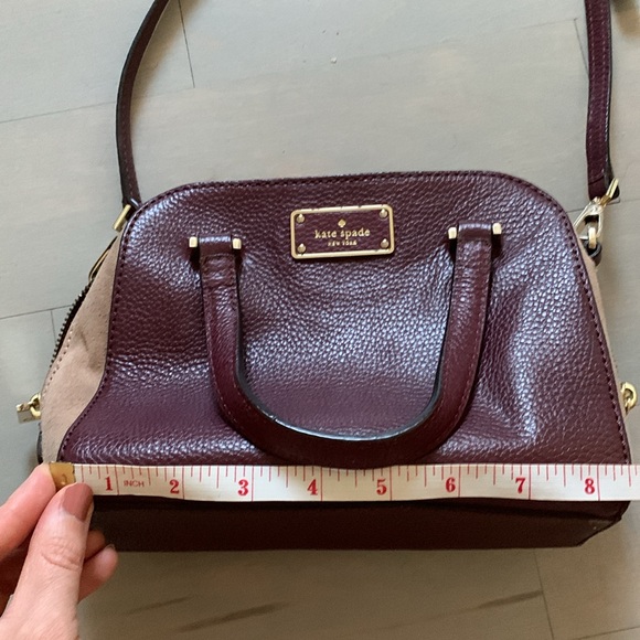 Kate Spade purse | wine rosy/beige - Picture 10 of 12